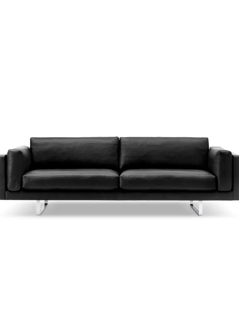 Fredericia Furniture EJ 280 Pure Sofa i sort læder fra Erik Jørgensen> Sofaer