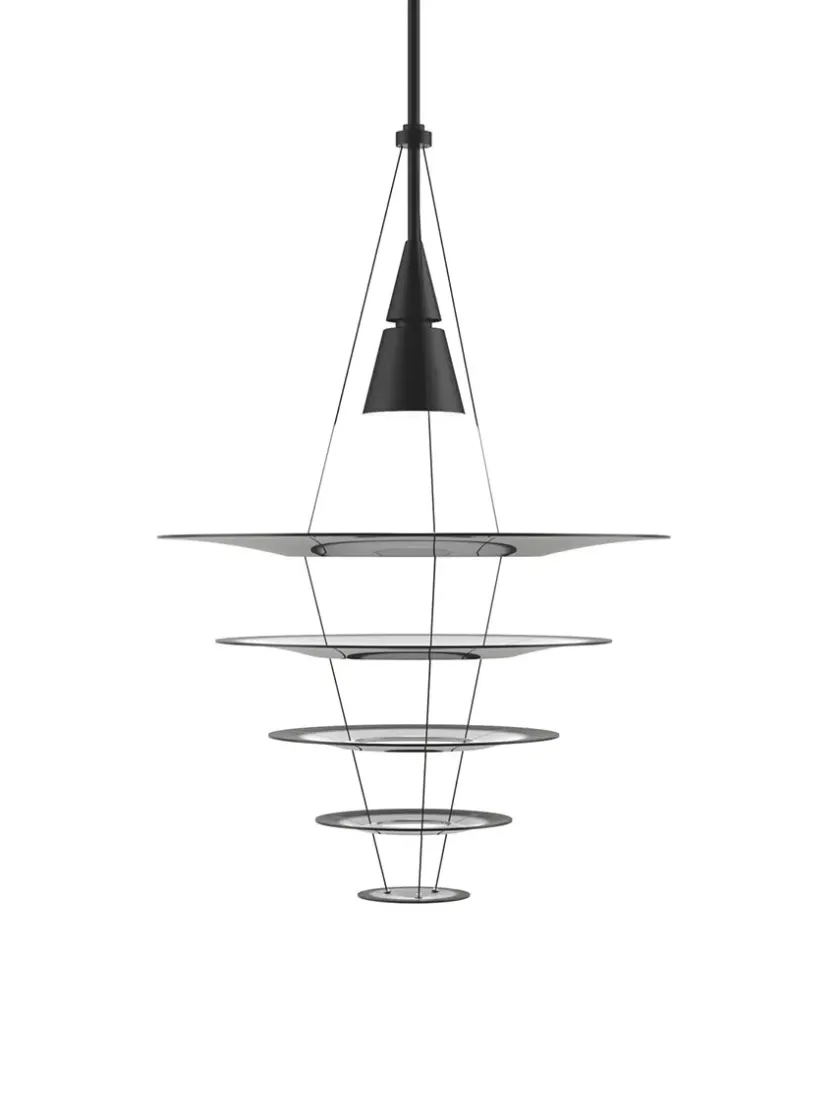 Louis Poulsen Enigma 545 sort pendel fra> Pendler|Spots