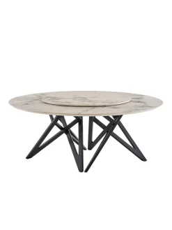 Ligne Roset Ennéa spisebord med Lazy Susan fra> Spiseborde