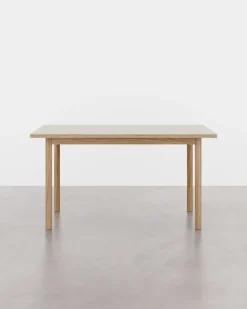 Tablelab ESSENTIAL OAK spisebord 220x90 cm Mushroom, fra><noscript><img width=