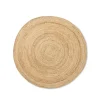 Ferm Living Eternal Round Jute Rug - Natural fra> Gulvtæpper