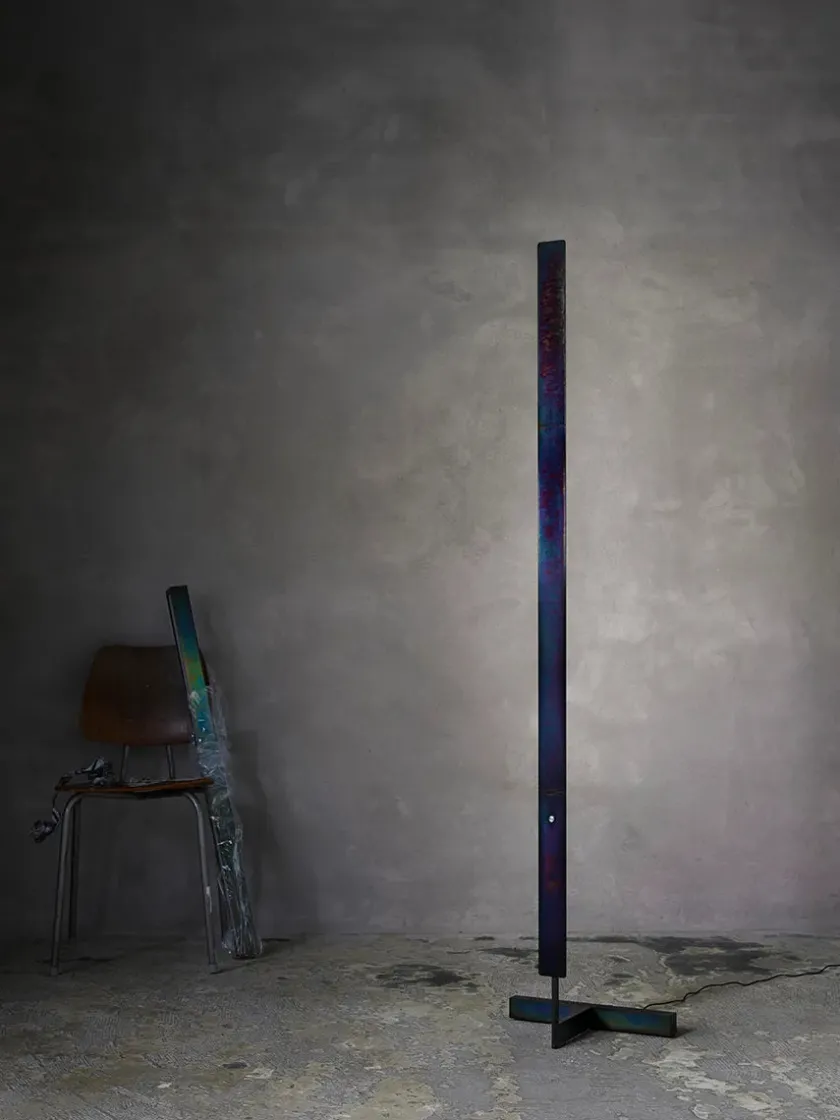 Anour F Model gulvlampe, Dark Opal Chrome fra> Gulvlamper|Spots