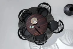 Tom Dixon Fan Dining Chair, black fra><noscript><img width=