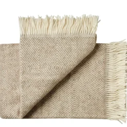 Silkeborg Uldspinderi Fanø Plaid, ash brown fra><noscript><img width=