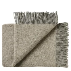 Silkeborg Uldspinderi Fanø Plaid, ash brown fra><noscript><img width=
