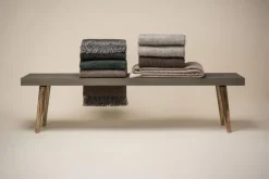 Silkeborg Uldspinderi Fanø Plaid, birch sand fra><noscript><img width=