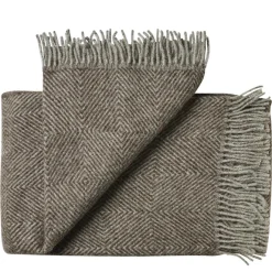 Silkeborg Uldspinderi Fanø Plaid, pebbles beige fra><noscript><img width=