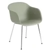 Muuto Fiber armchair Tube fra> Spisebordsstole