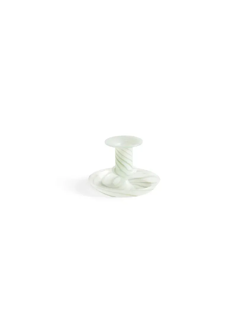 HAY Flare Stripe lysestage fra> Lysestager