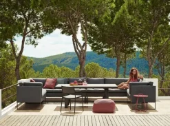 Cane-line Flex 2 pers. Modulsofa inkl. Sunbrella Hynde, højre fra><noscript><img width=