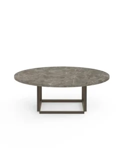 New Works Florence sofabord Ø90, black marquina fra><noscript><img width=