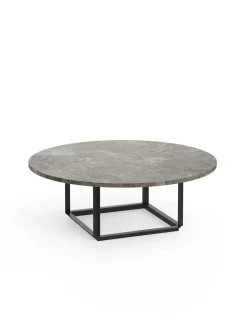 New Works Florence sofabord Ø90, black marquina fra><noscript><img width=