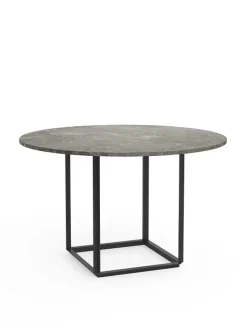 New Works Florence spisebord Ø120, black marquina fra><noscript><img width=