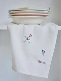 Blåmst Flower Viskestykke fra> Køkkentekstiler