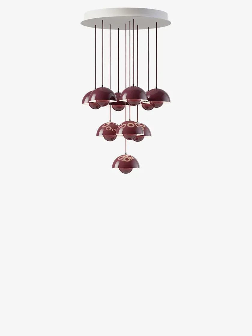&Tradition Flowerpot Chandelier VP10, 10 pendants fra> Spots|Lysekroner