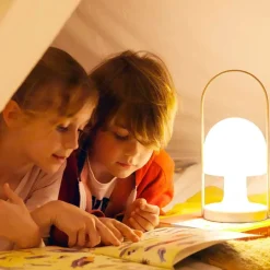Marset Follow Me blå bordlampe fra><noscript><img width=