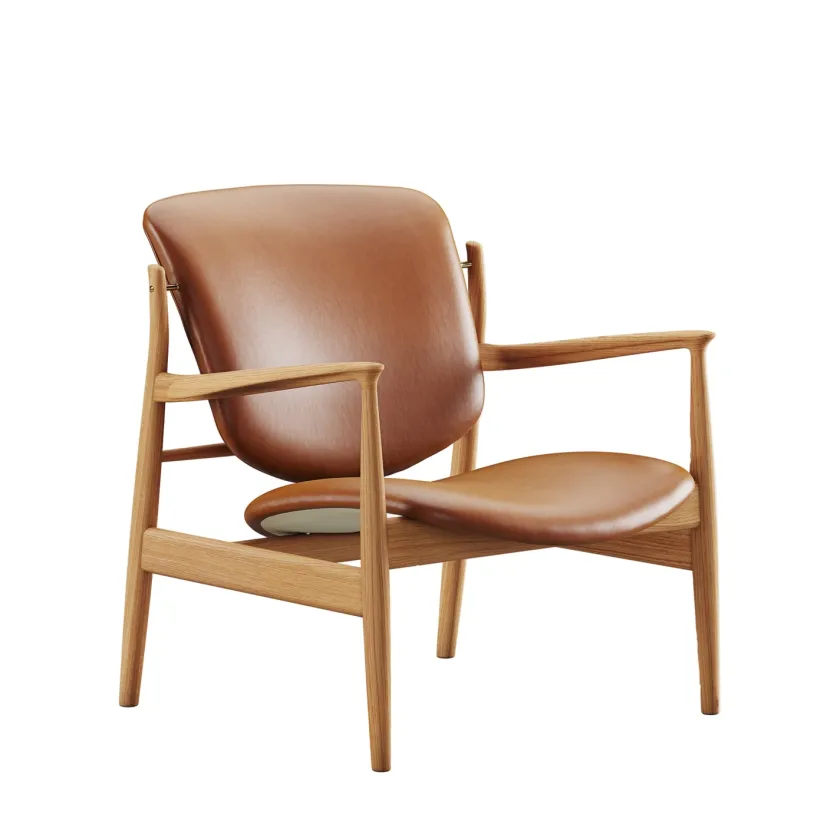 House of Finn Juhl France Chair, eg klar olie af Finn Juhl> Lænestole