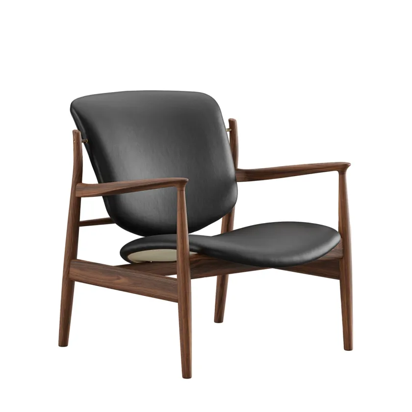 House of Finn Juhl France Chair, valnød af Finn Juhl> Lænestole