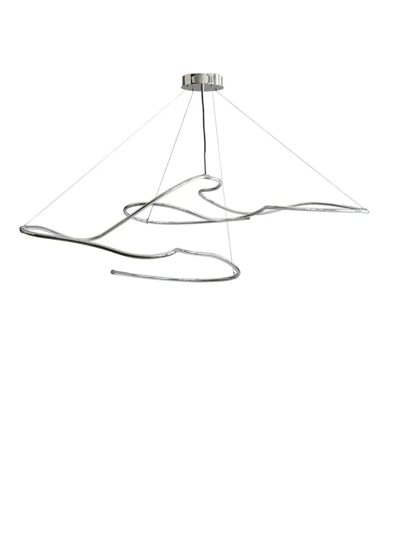 101 Copenhagen Ghost Chandelier, Big, Chrome fra> Lysekroner|Spots