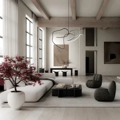 101 Copenhagen Ghost Chandelier, Big, Chrome fra><noscript><img width=