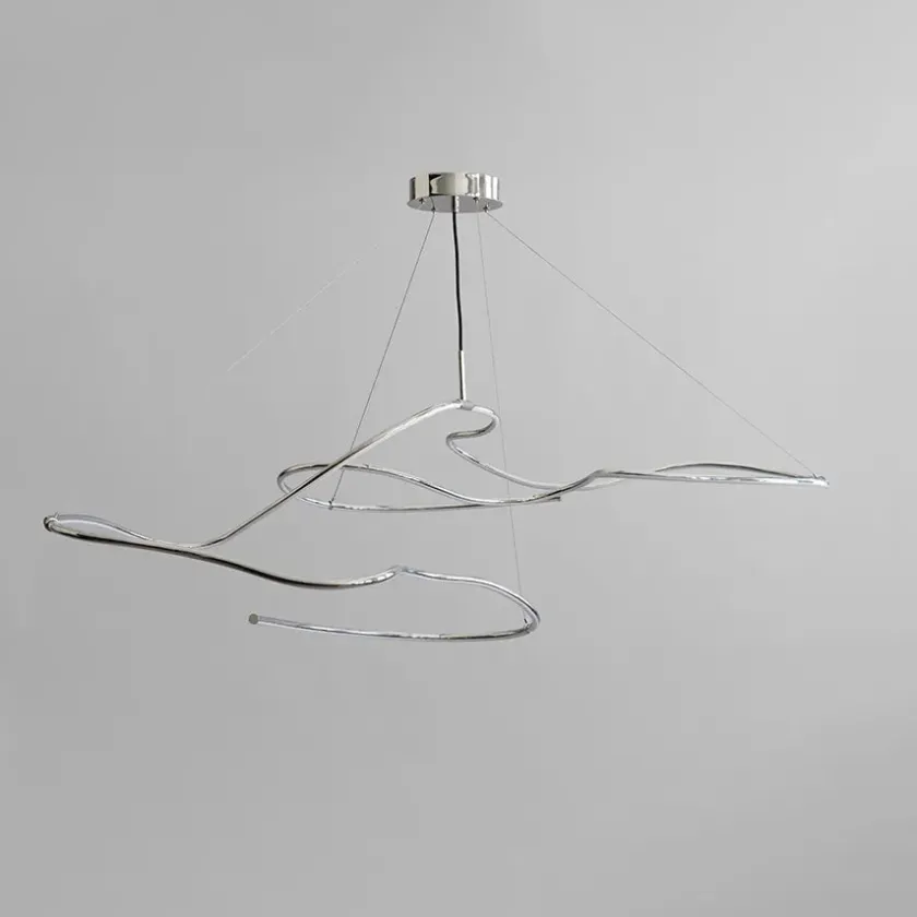101 Copenhagen Ghost Chandelier, Big, Chrome fra> Lysekroner|Spots