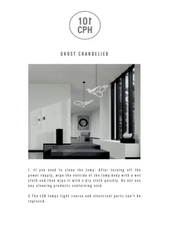 101 Copenhagen Ghost Chandelier, Big fra><noscript><img width=