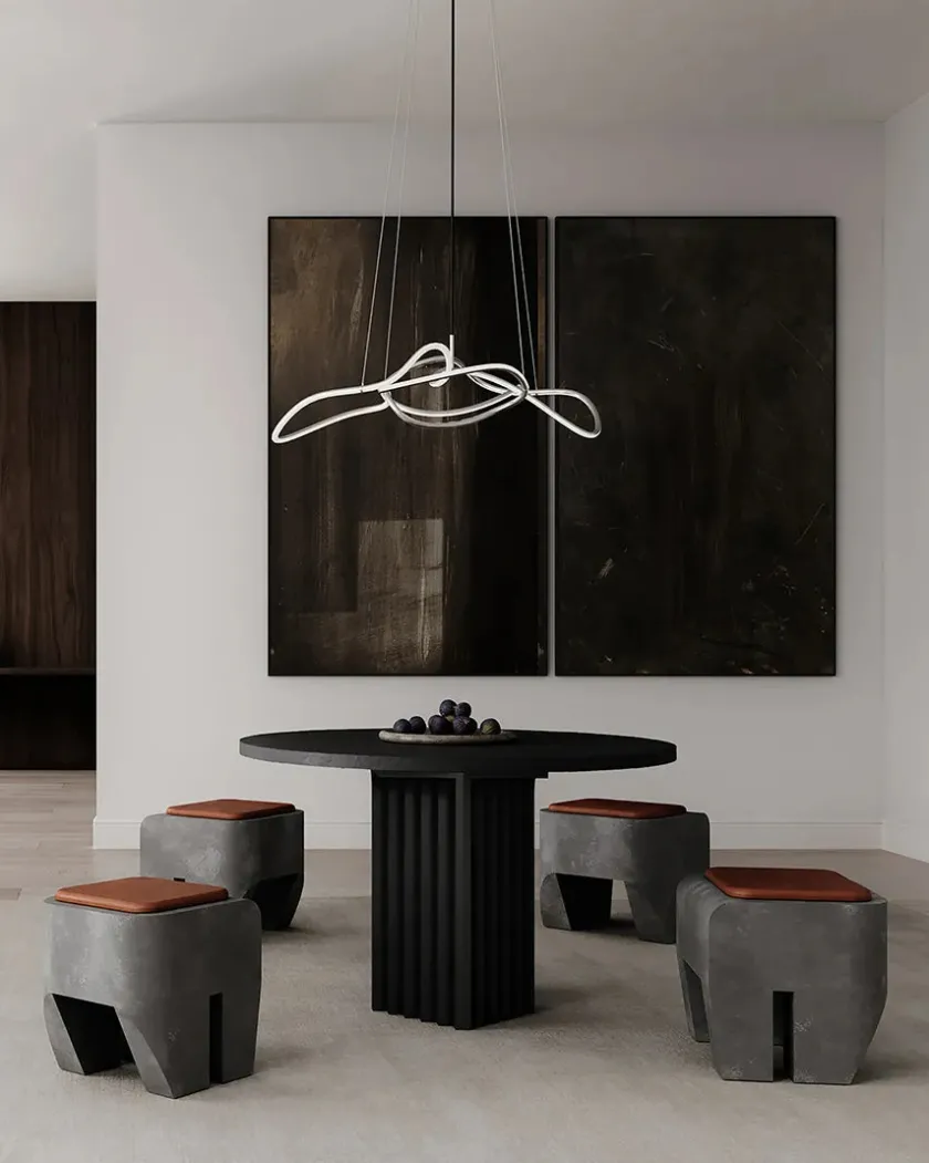 101 Copenhagen Ghost Chandelier, Mini, Chrome fra> Lysekroner|Spots