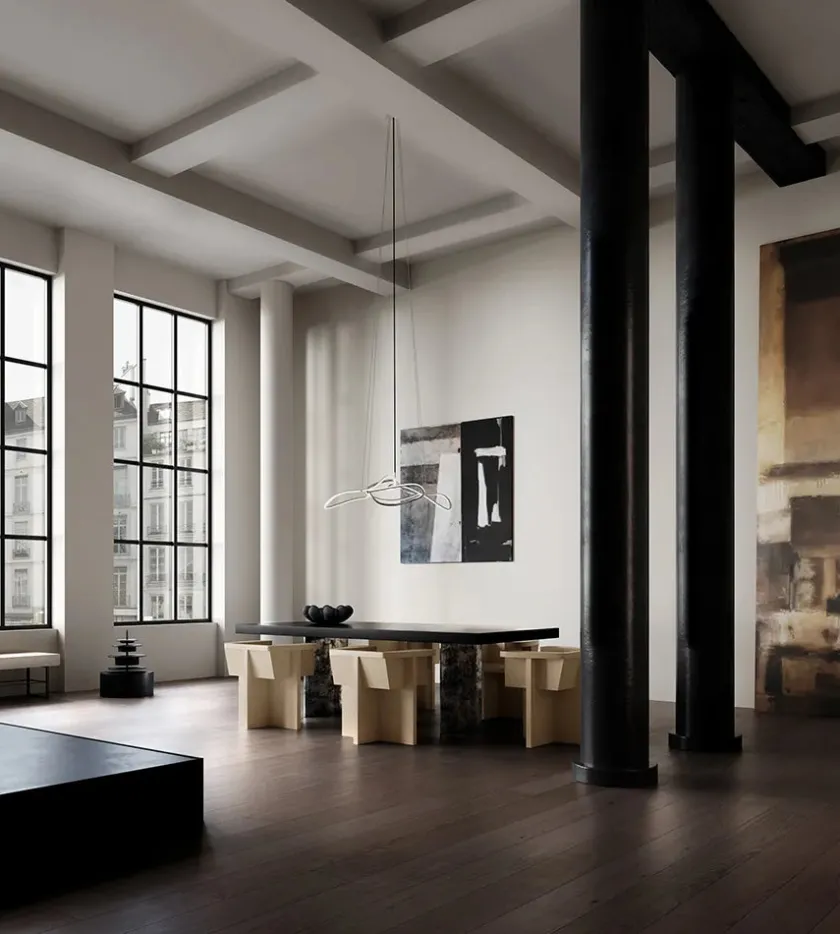 101 Copenhagen Ghost Chandelier, Mini, Chrome fra> Lysekroner|Spots