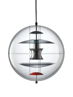 Verpan Globe, Brass Finish pendel Ø40 af Verner Panton><noscript><img width=