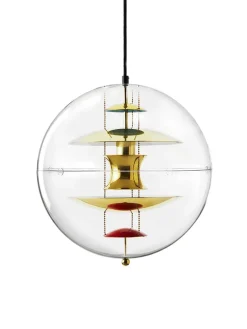Verpan Globe, Coloured Glass pendel Ø40 af Verner Panton><noscript><img width=