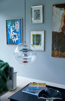 Verpan Globe, Glass pendel Ø50 af Verner Panton><noscript><img width=