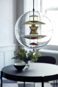 Verpan Globe, Glass pendel Ø40 af Verner Panton><noscript><img width=