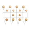 Vitra Hang It All, White/Pine fra> Knagerækker|Entrémøbler