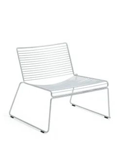 HAY Hee Lounge Chair, hot galvanised fra> Udendørs Loungemøbler|Havestole