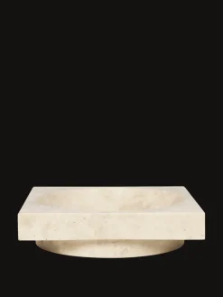 Ferm Living Hew low centrepiece, travertin fra> Gaver Til Hende