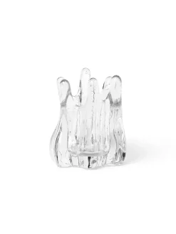 Ferm Living Holo Tealight Candleholder, Clear fra> Lysestager
