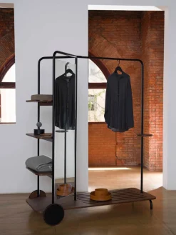 Stellar Works Host Wardrobe, black oak fra><noscript><img width=