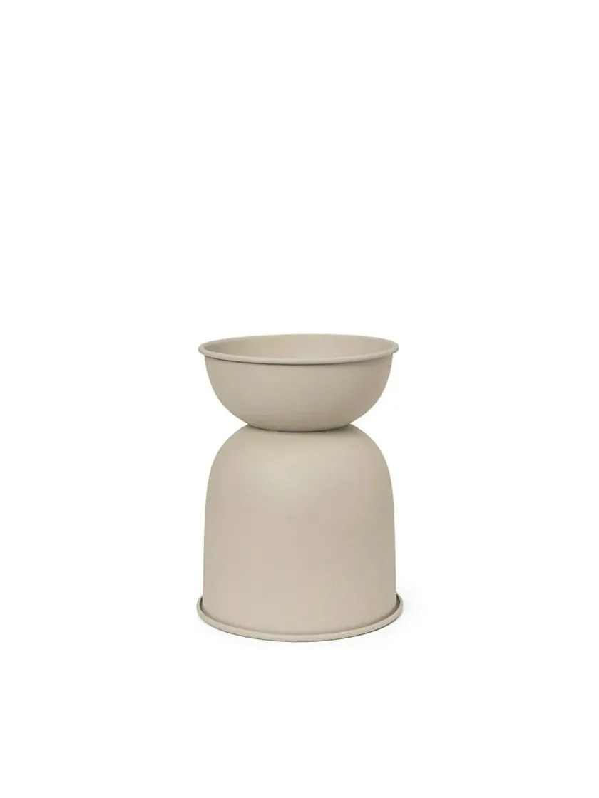 Ferm Living Hourglass Pot, cashmere fra> Vaser