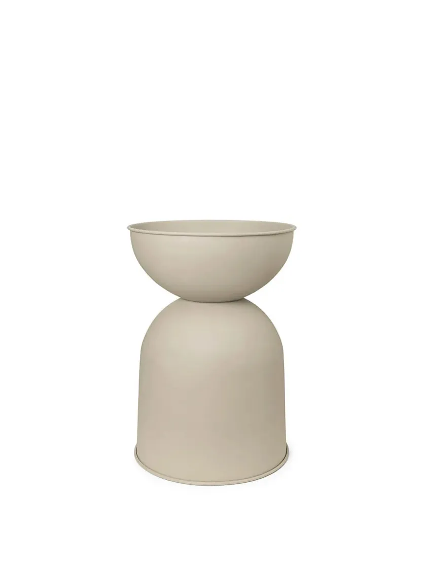 Ferm Living Hourglass Pot, cashmere fra> Vaser