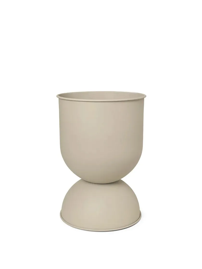 Ferm Living Hourglass Pot, sort fra> Vaser