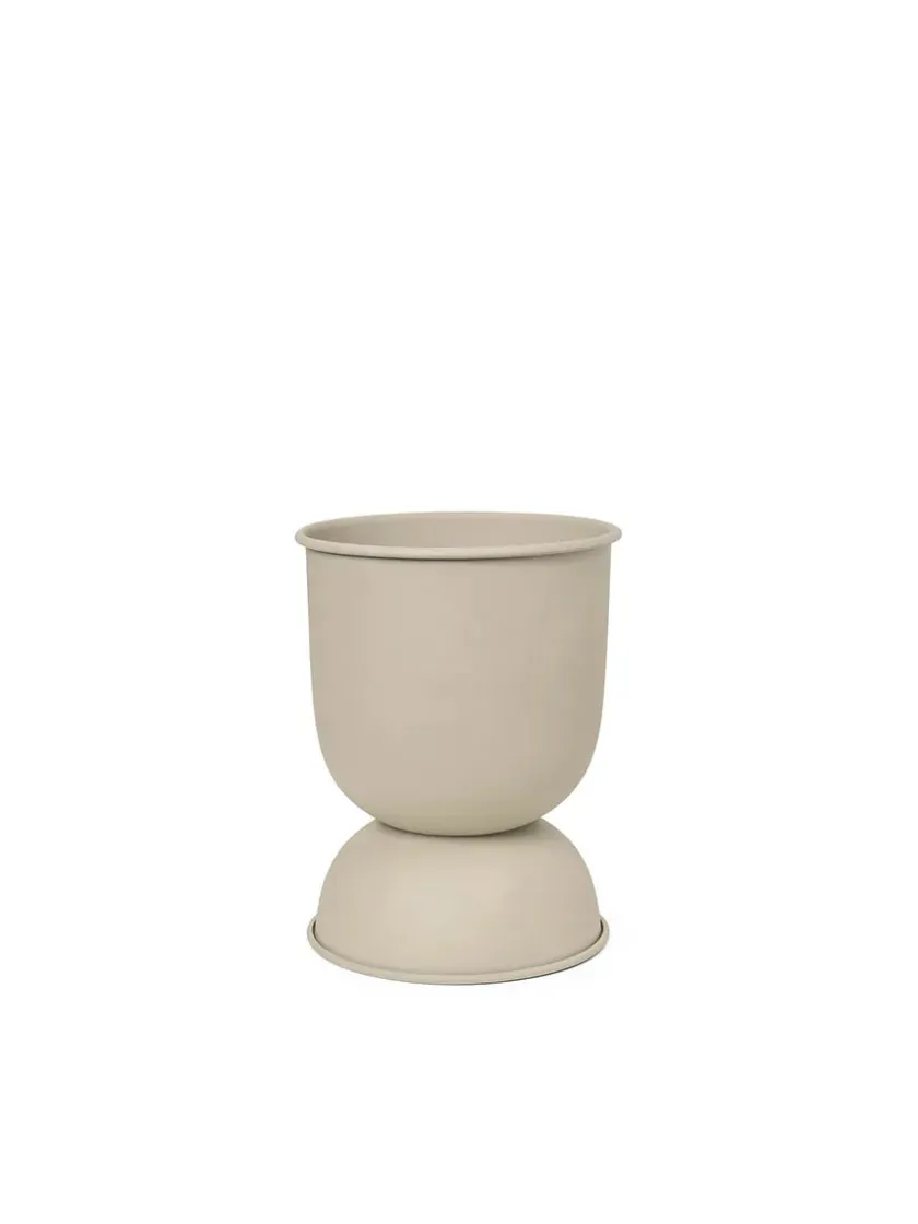 Ferm Living Hourglass Pot, sort fra> Vaser