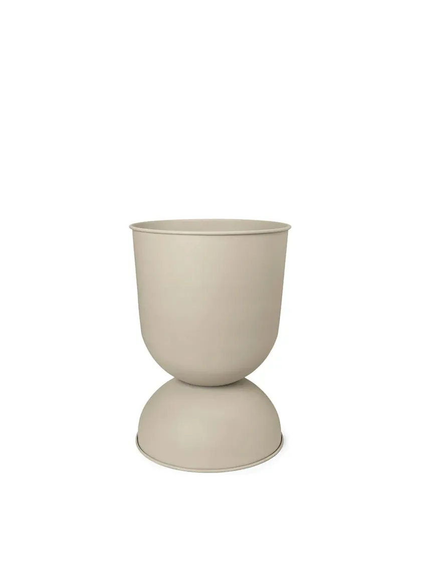 Ferm Living Hourglass Pot, sort fra> Vaser