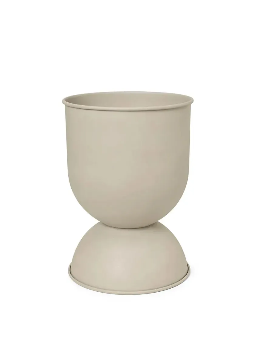 Ferm Living Hourglass Pot, sort fra> Vaser