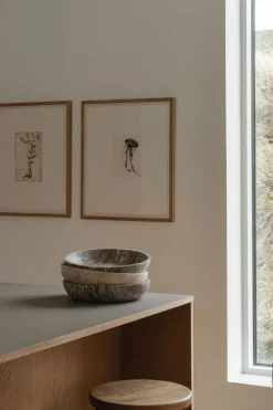 Wabi Sabi Nordic Hyben Skål, travertin silver fra><noscript><img width=