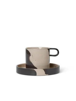 Ferm Living Inlay Cup with Saucer fra> Service