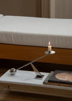 Audo Copenhagen Interconnect Candle Holder - small, black fra><noscript><img width=