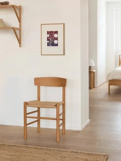 Fredericia Furniture J39 Folkestolen, heritage red af Børge Mogensen><noscript><img width=