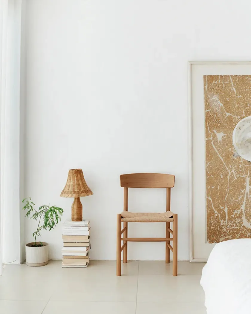 Fredericia Furniture J39 Folkestolen, heritage red af Børge Mogensen> Spisebordsstole