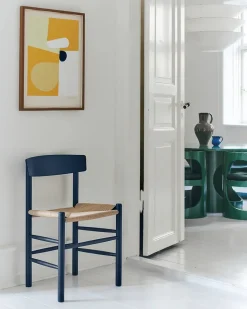 Fredericia Furniture J39 Folkestolen, heritage red af Børge Mogensen><noscript><img width=