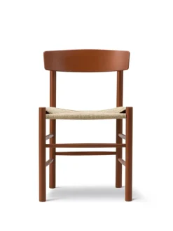 Fredericia Furniture J39 Folkestolen, indigo blue af Børge Mogensen><noscript><img width=